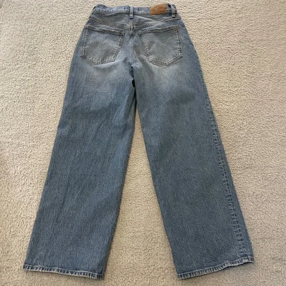 Madewell The Perfect Vintage Wide Leg Jean Womens 26x29 Blue High Rise NR475 - Picture 6 of 15